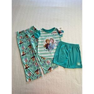 Disney’s Frozen Size 4T 3-Piece Elsa & Anna Pajama Set